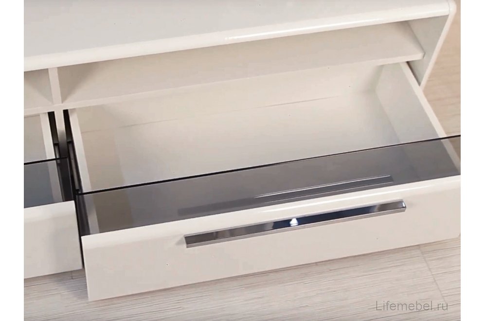 Модульная гостиная Наоми комплектация 4 белый глянец