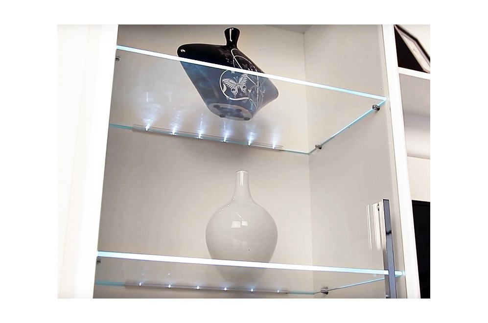 Модульная гостиная Наоми комплектация 5 белый глянец