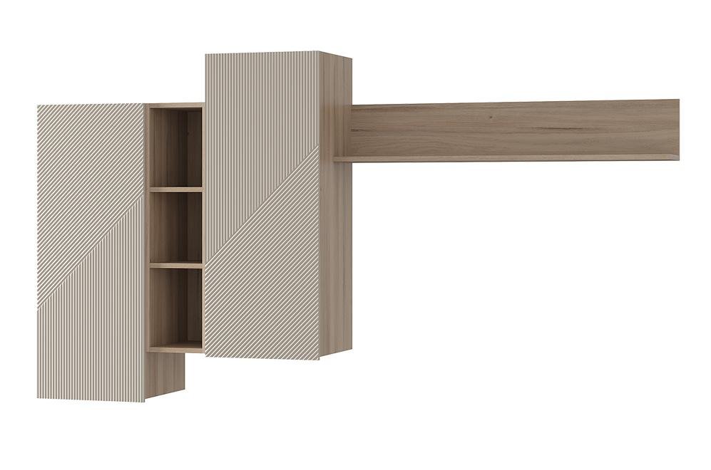 Модульная гостиная Эмилия комплект 1 дуб смоки / айриш