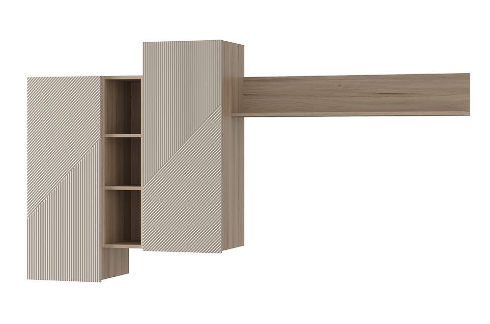 Модульная гостиная Эмилия комплект 2 дуб смоки / айриш