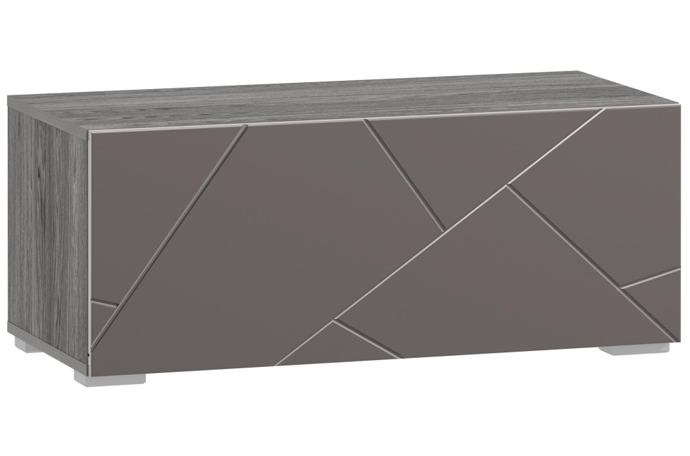 Модульная гостиная Summit софт графит / ярко-красная / ясень анкор темный комплектация 7