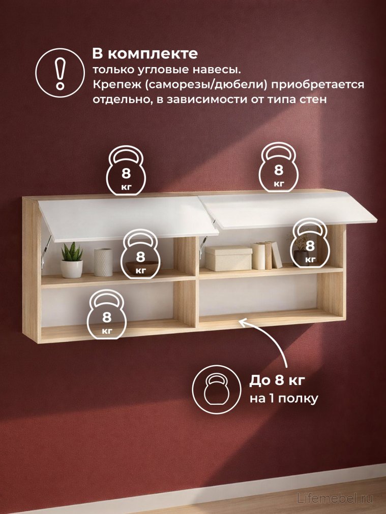 Модульная гостиная Алетра дуб крафт серый / глянец белый комплектация 3