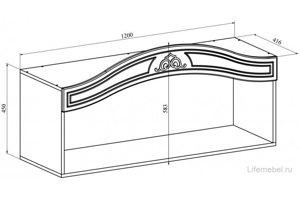 Модульная гостиная Ассоль белое дерево комплектация 1