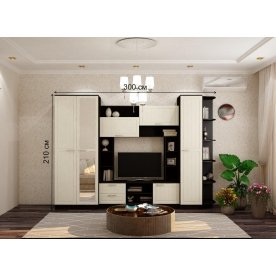 Модульная гостиная Лира комплектация 1