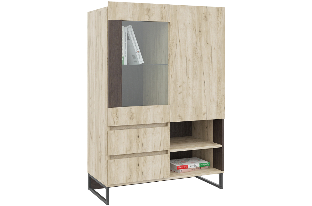 Модульная гостиная Дайтон дуб кастелло серый / венге комплектация 2