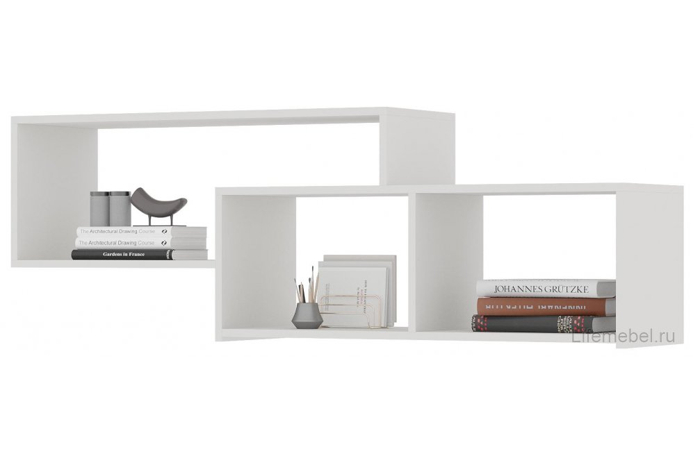 Модульная гостиная Элла комплектация 6 белый / белый