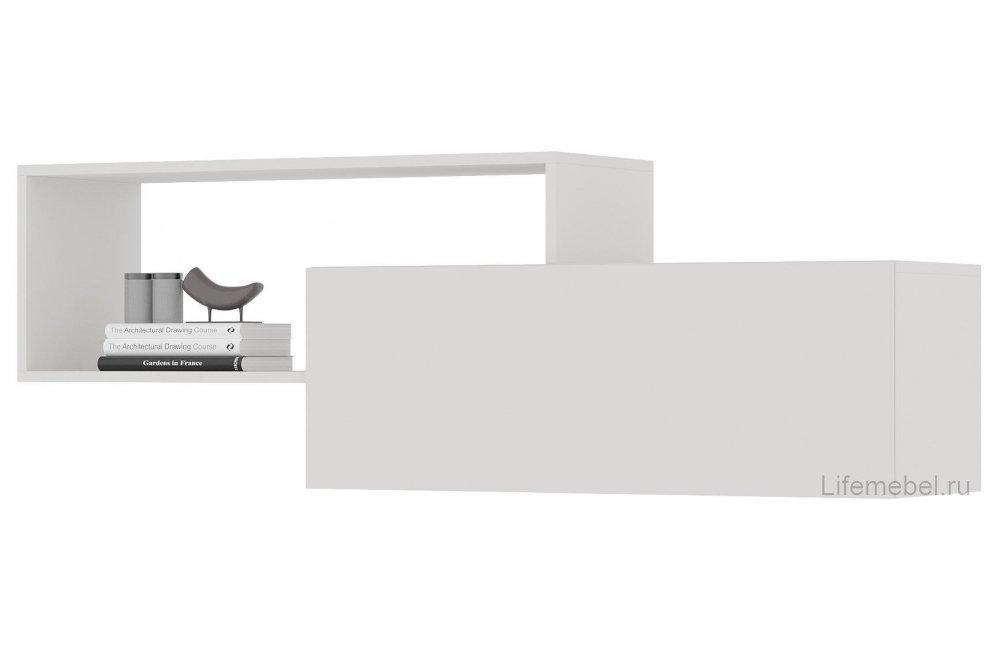 Модульная гостиная Элла комплектация 7 белый / белый