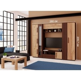 Модульная гостиная Крафт комплектация 1