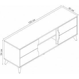 Модульная гостиная Палмер комплектация 1