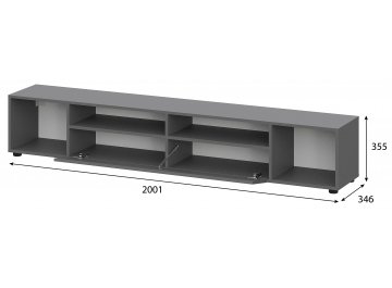 Модульная гостиная Сибити комплектация 1