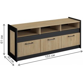 Модульная гостиная Стенли комплектация 1