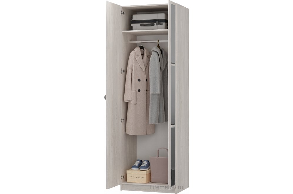 Модульная гостиная Зарина ясень белый