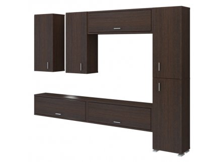 Стенка Норанта 5 В Домино венге