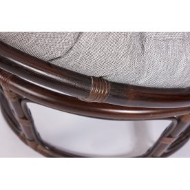 Кресло для отдыха Papasan Chair с подушкой орех