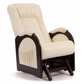 Кресло-гляйдер 48 б/л орех / орегон перламутр 120