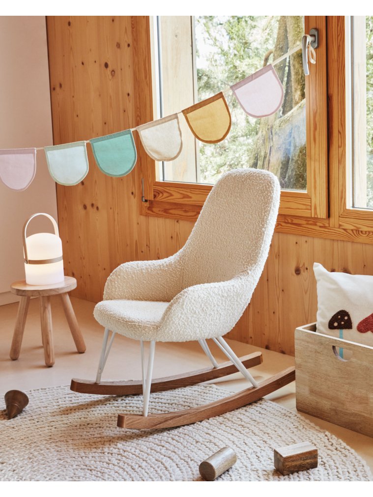 Кресло-качалка Joey белое