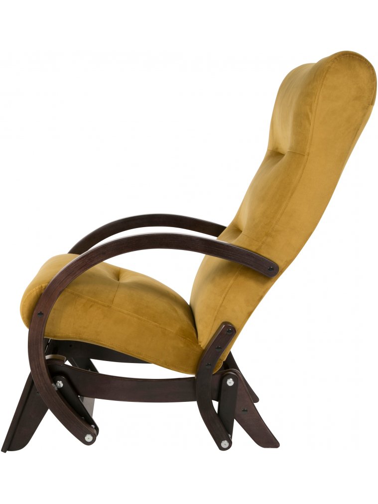 Кресло-качалка Мэтисон охра / черный