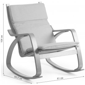 Кресло-качалка mod. AX3005