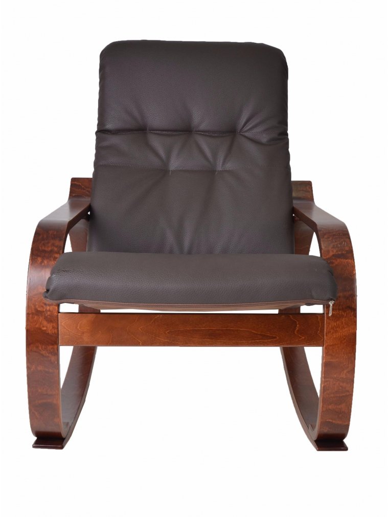 Кресло-качалка Сайма вишня / шоколад