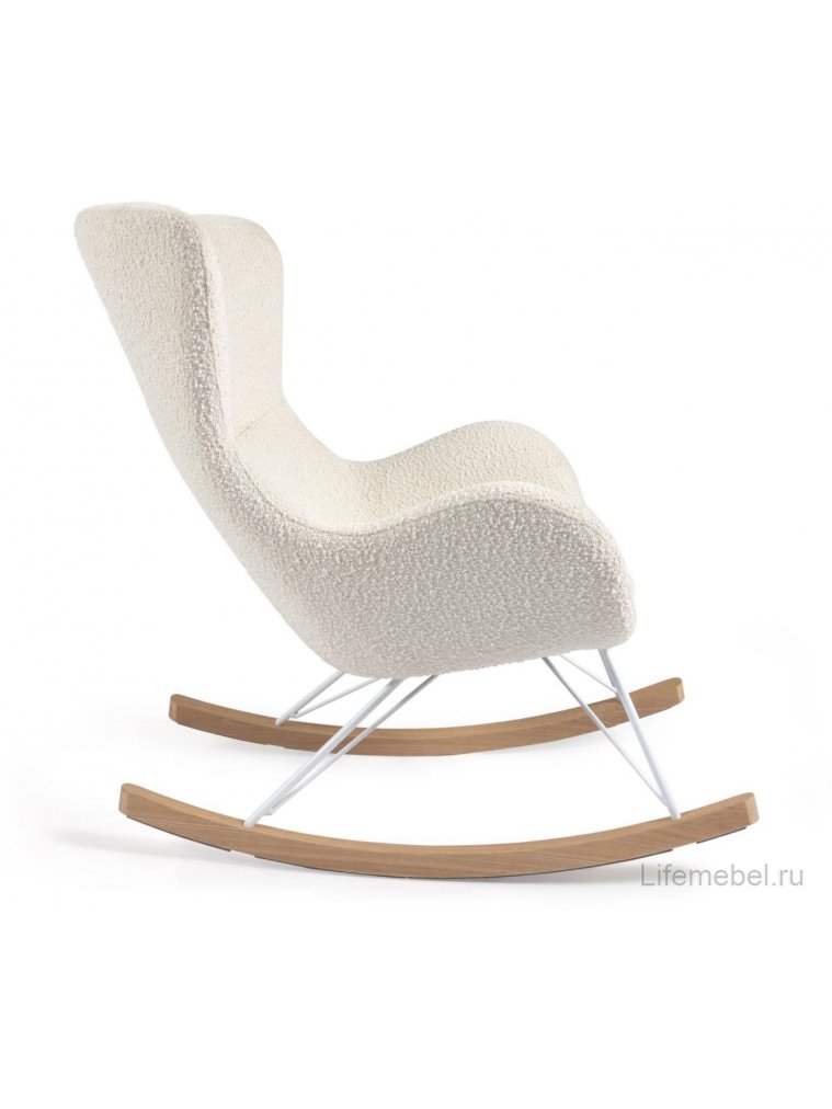 Кресло-качалка Vania белое
