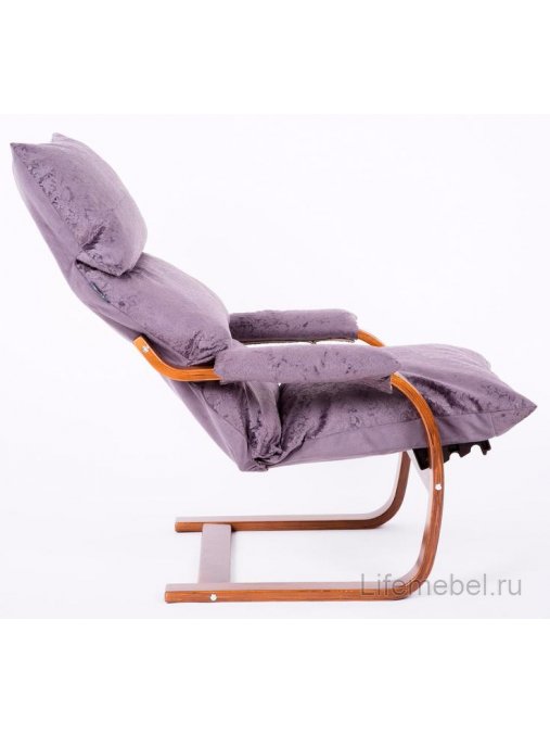 Кресло Онега лаванда / вишня