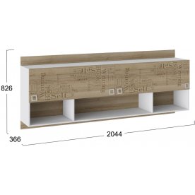 Шкаф навесной Оксфорд ТД-139.12.21