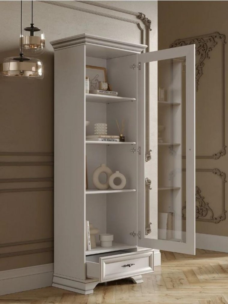 Витрина KENTAKI S320-REG1W1S белый