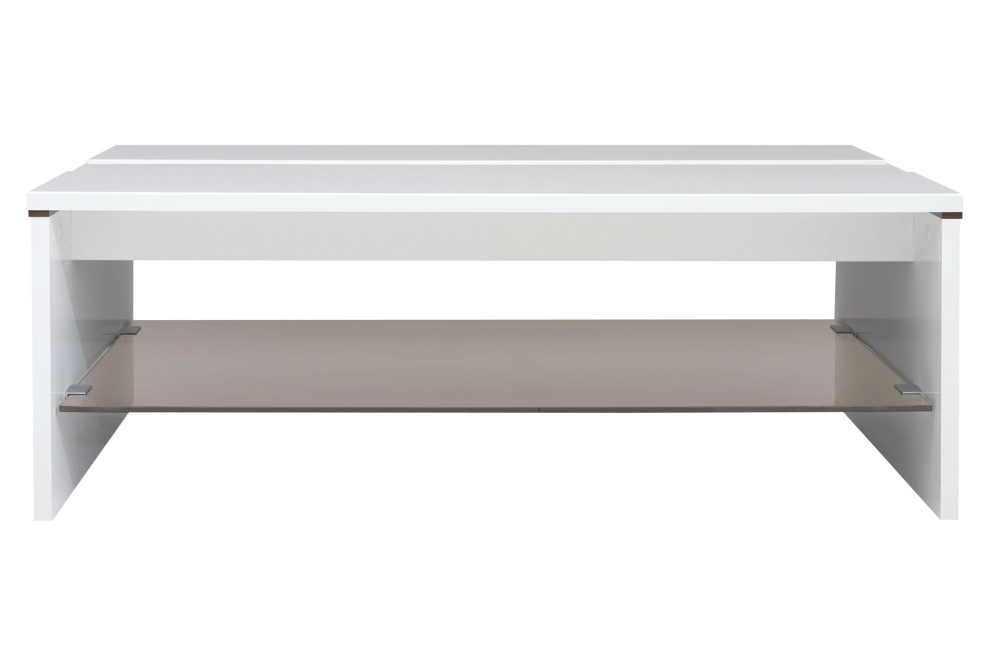  Стол журнальный AZTECA S205-LAW/4/11 белый / белый блеск