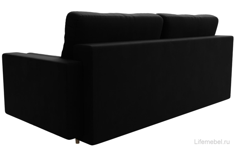 Диван Белфаст микровельвет черный