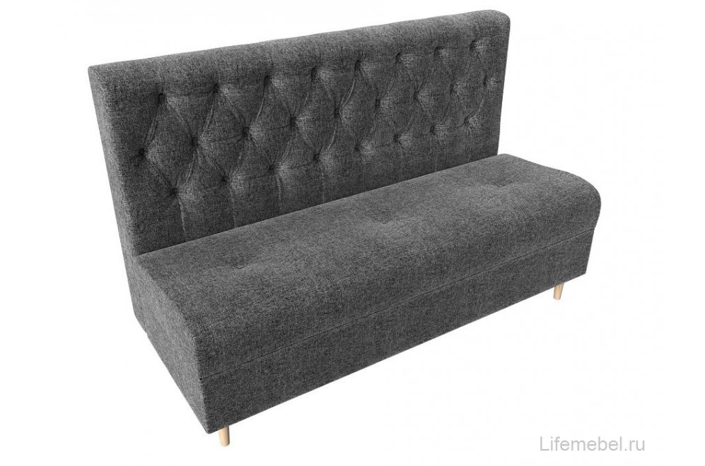 Диван Бремен рогожка серый