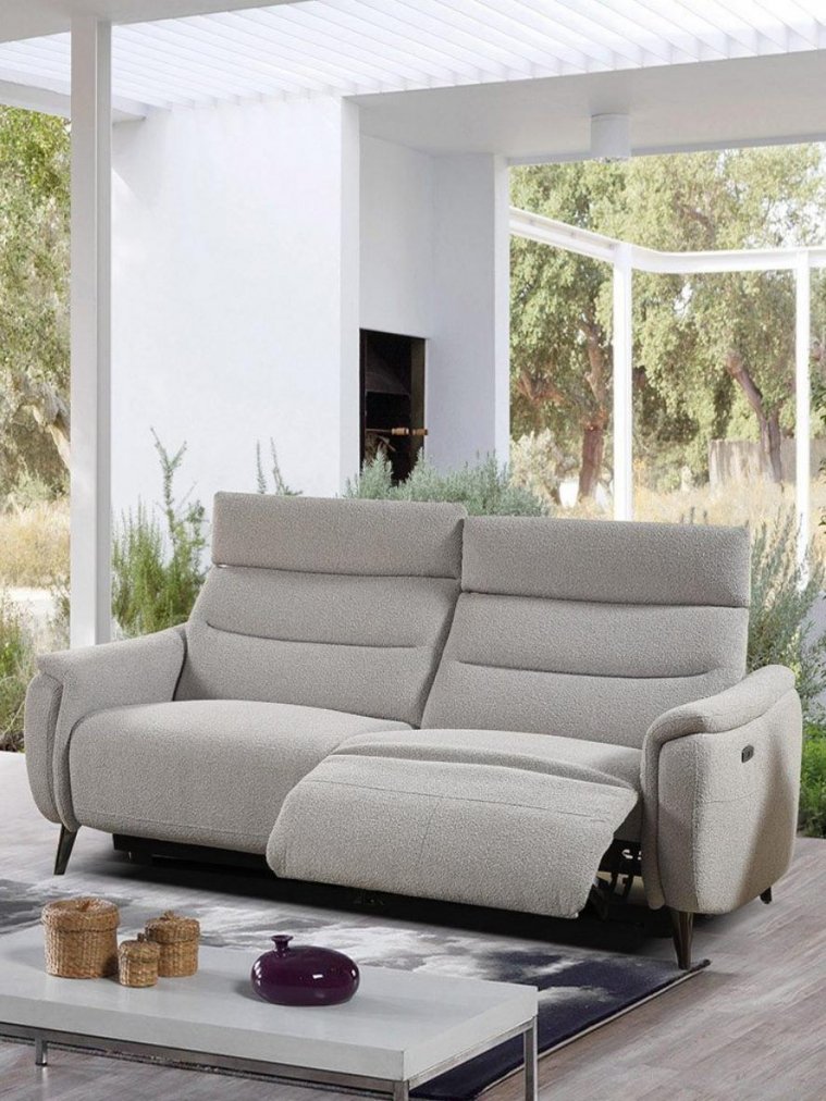 Диван Cheretto трехместный серый