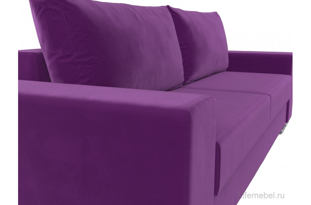 Диван Дрезден фиолетовый микровельвет