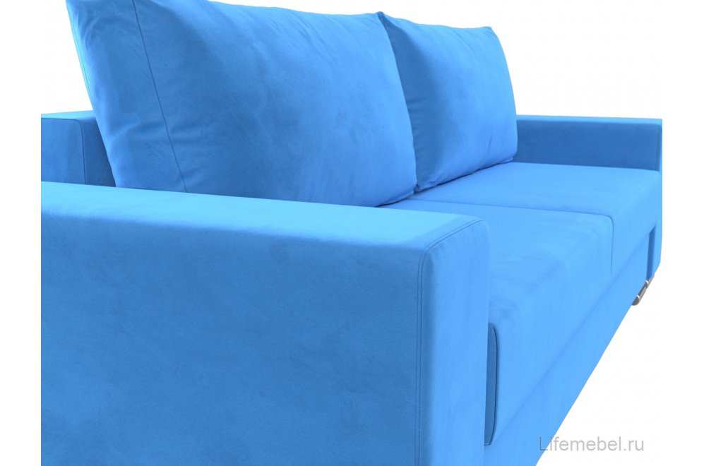 Диван Дрезден голубой велюр