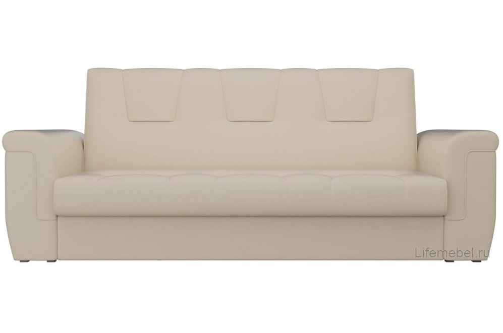 Диван Эллиот экокожа бежевая