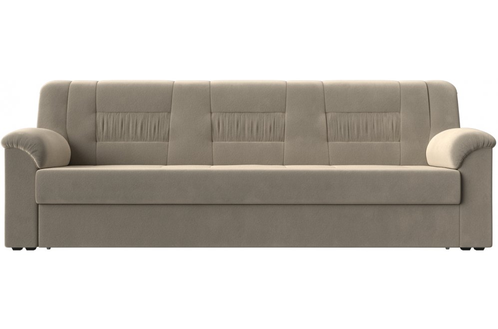 Диван Карелия бежевый микровельвет