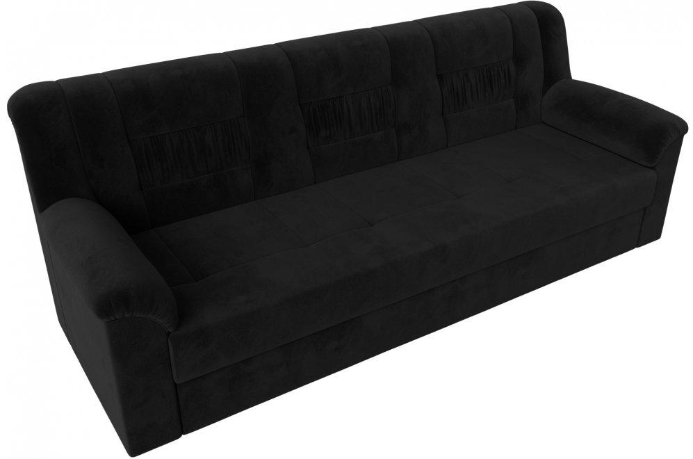 Диван Карелия черный велюр