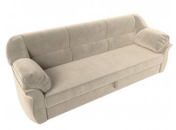 Диван-кровать Карнелла микровельвет бежевый