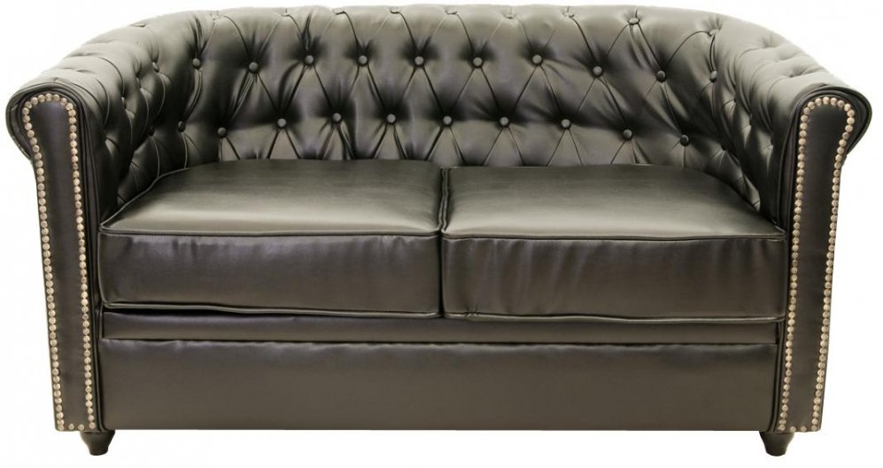 Диван Karo двухместный черный