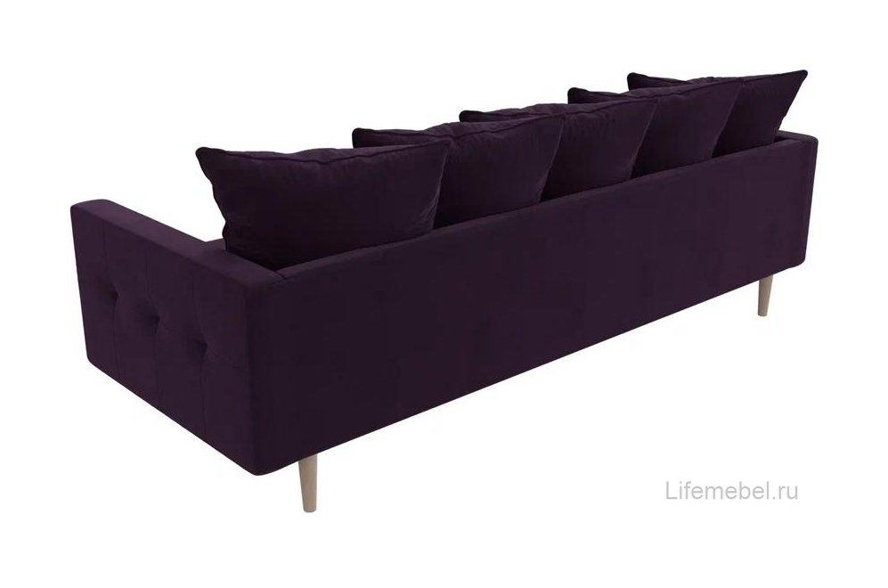 Диван Картес фиолетовый велюр