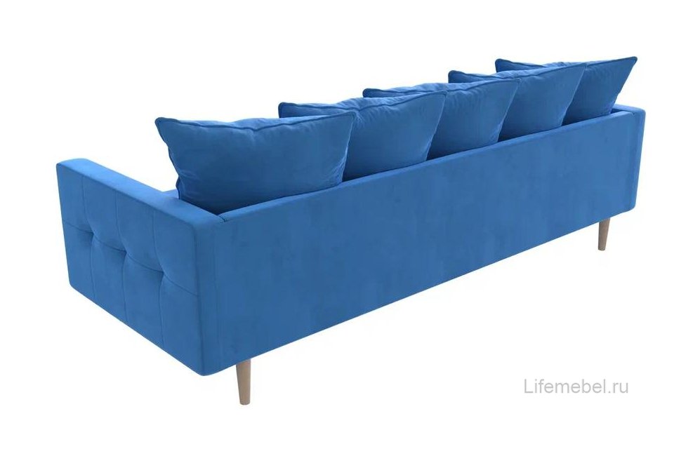 Диван Картес голубой велюр
