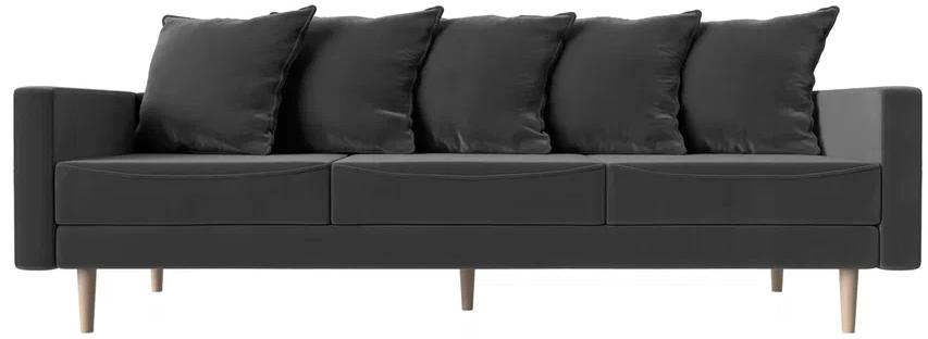 Диван Картес серый велюр