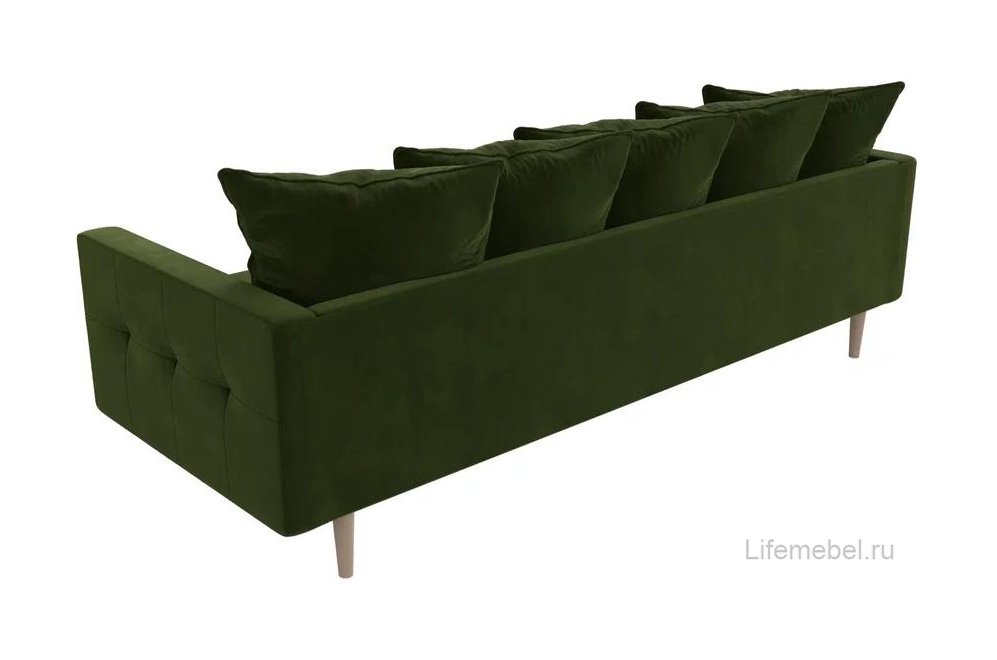 Диван Картес зеленый микровельвет