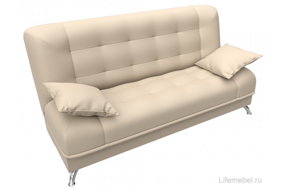 Диван-книжка Юнона экокожа бежевый