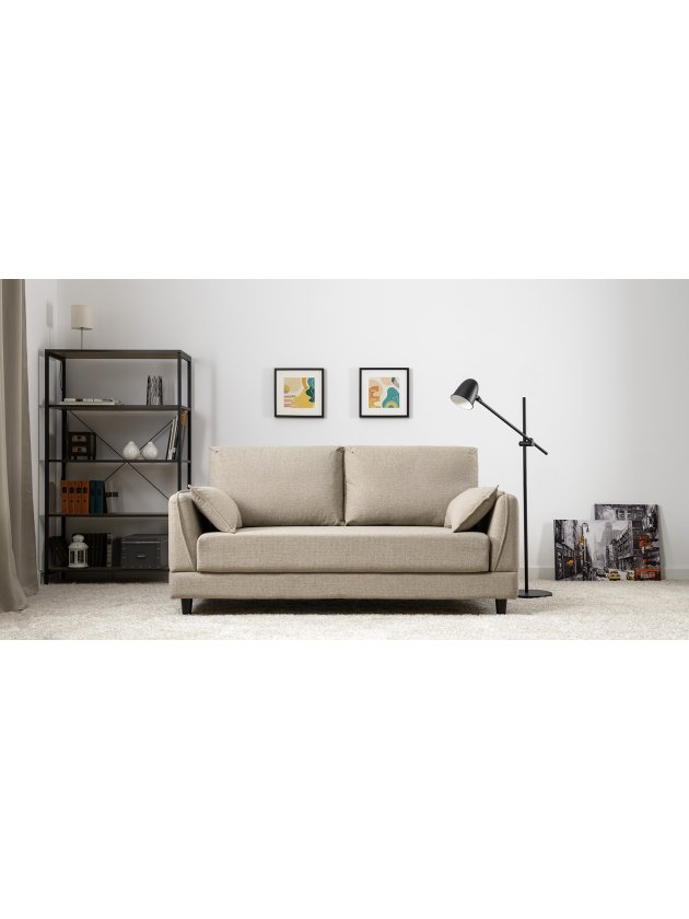 Диван Макс бежевый жаккард