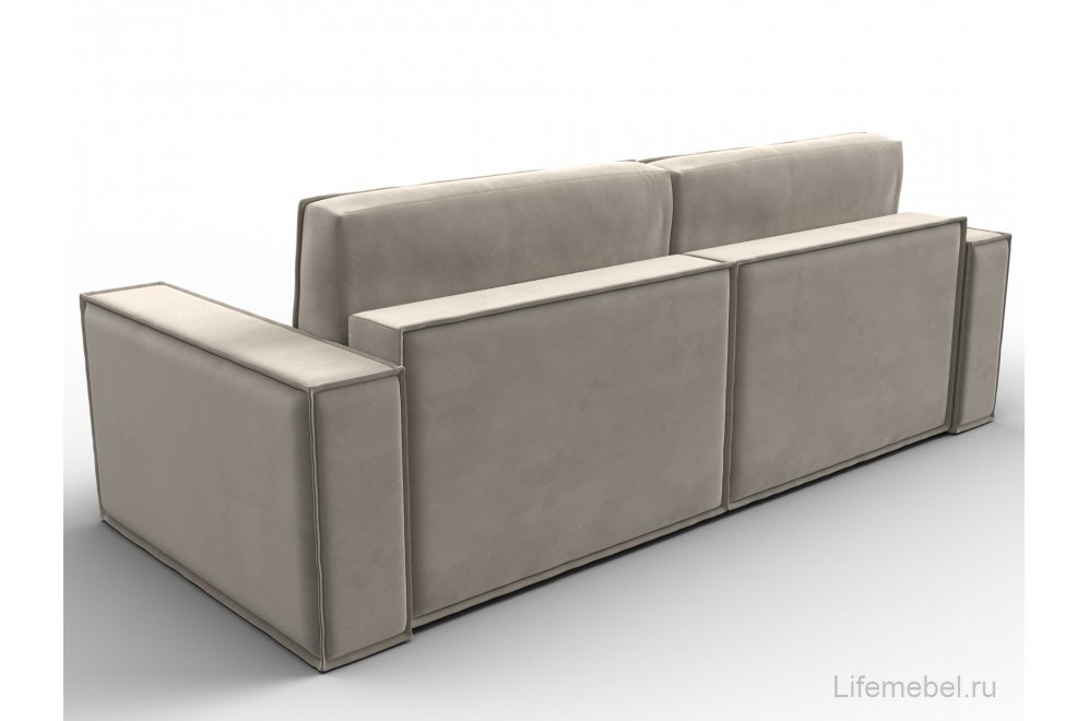 Диван Куба бежевый микровельвет