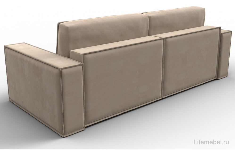 Диван Куба бежевый велюр
