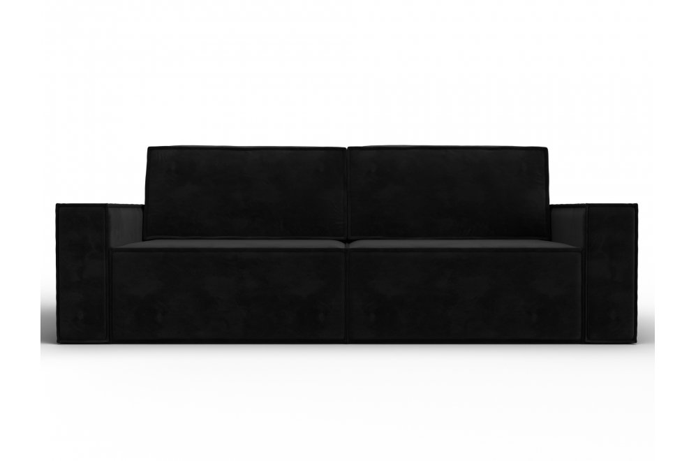 Диван Куба черный велюр