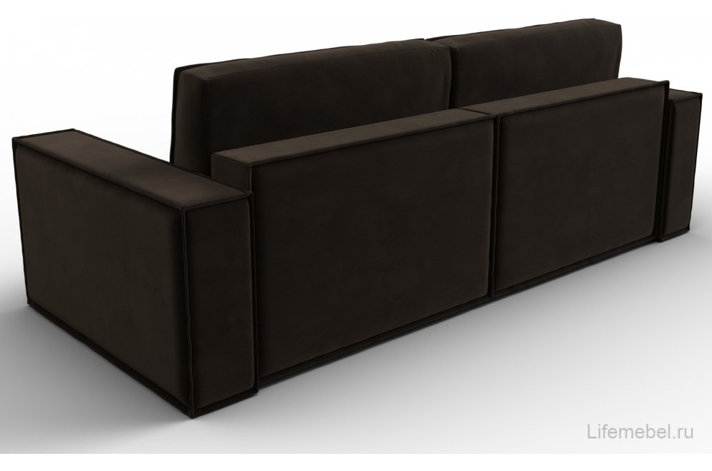Диван Нова коричневый микровельвет