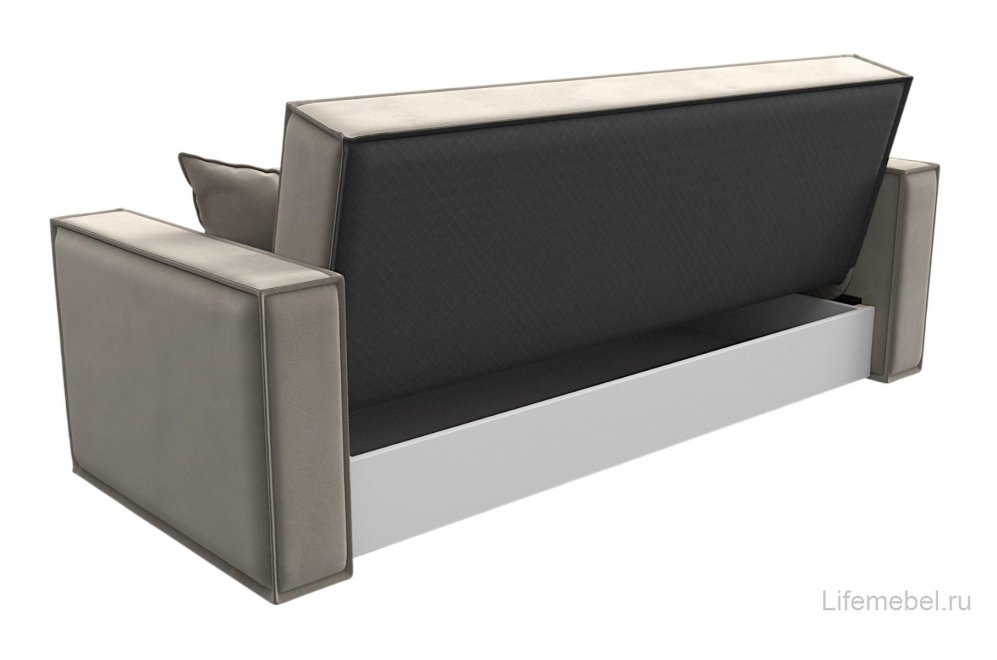 Диван Куба микровельвет бежевый