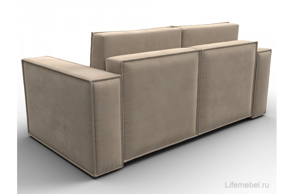 Диван Куба мини велюр бежевый